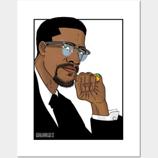 Malcolm X Posters and Art